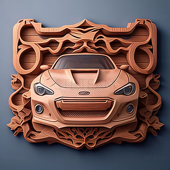 3D модель Subaru BRZ (STL)